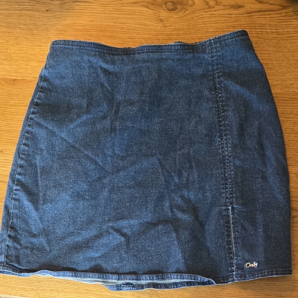 Vintage Only Jeans Blue Denim Skirt